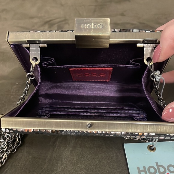 NWT HOBO Alligator crocodile clutch - Picture 5 of 10
